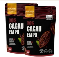 Kit 2 Cacau Em Pó Alcalino Natural 100% Cacau 454g - Wood Superfoods - imagem 2