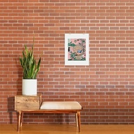 Society6 Impressão de arte 2021, 45,72 cm x 60,96 cm, Lara Lee Meintjes California Poppy and Wildflower Bouquet em esmeralda com tigres - imagem 3