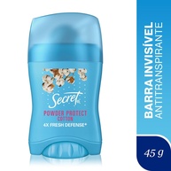 Secret Powder Protect: 2 Antitranspirantes Algodão 45g - imagem 2