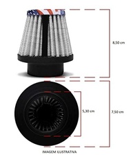 Filtro de Ar Eksim Completo 45mm para Honda CG 125 (09 em diante) e CG 150 - imagem 5