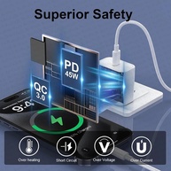 Carregador Rápido 45W USB-C: iPhone & Android - imagem 2