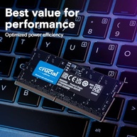 Crucial Memória RAM 16GB DDR5 5600MHz (ou 5200MHz ou 4800MHz) CT16G56C46S5 Preto - imagem 5