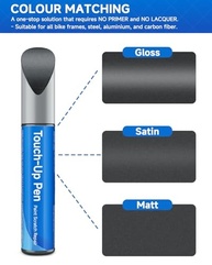 Tinta de Retoque para Bicicleta Giant - Cor Preto Diamante Brilhante #484848 - imagem 3