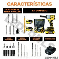 Chave de Impacto e Parafusadeira 48V Brushless Nakasaki: Potência Profissional para Seus Projetos - imagem 3