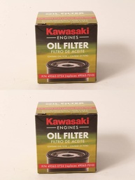 Kit 2 Filtros de Óleo Kawasaki 49065-0724 - Compatibilidade OEM 49065-7010 - imagem 1