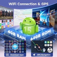 Central Multimídia Android Hodozzy 10.1" com CarPlay/Android Auto Sem Fio, 4G+64G e GPS - imagem 4