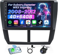 Central Multimídia Android 10" para Subaru Forester 2008-2012: 4GB RAM + 64GB ROM - imagem 1