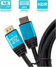 Cabo HDMI 4K 5 Metros Ultra HD 2.0 Blindado com Ethernet - Imagem e Som Incríveis! - imagem 4