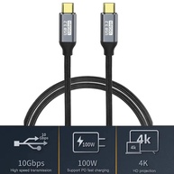 Cabo USB-C 10Gbps: Carregue e Transmita em 4K! - imagem 3