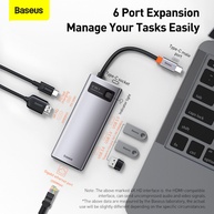 Baseus Hub USB-C: Sua Central de Conexões 4K! - imagem 2
