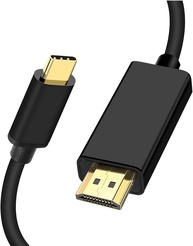 Adaptador USB-C para HDMI 4K: Espelhe seu MacBook Pro/Air com Qualidade Total! - imagem 1