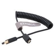 Cabo Micro HDMI para HDMI Espiral 4K - Conexão Estável para Câmeras e Monitores Profissionais - imagem 4