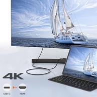 Cabo Tipo C para HDMI 4K: Expanda sua Tela com Qualidade e Praticidade - imagem 4