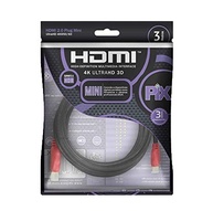 Cabo Mini HDMI para HDMI 2.0b 4K HDR 3M - Conexão Profissional e Imagem Incrível - imagem 4