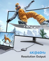 Adaptador USB-C para HDMI 4K 60Hz Vilcome: Expanda seu Dispositivo com PD e USB 3.0 - imagem 4
