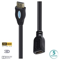 Cabo Extensor HDMI 2.0 4K Ultra HD 3D com Ethernet - 5 Metros - imagem 3