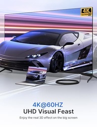 Cabo Mini HDMI para HDMI JSAUX 1.8m: 4K@60Hz, HDMI 2.0, Durável e Confiável - imagem 4