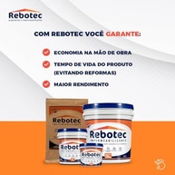 Rebotec 4kg - Impermeabilizante Cimentício Original para Paredes, Pisos e Caixas d'Água - imagem 1