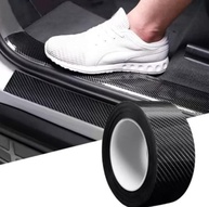 Protetor de Soleira Fibra de Carbono 4m x 15cm: Proteção Premium e Estilo para Seu Carro - imagem 2