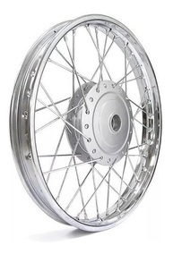 Par de Aros de Roda Raiados 4mm YBR 125 / Factor (Tambor) - Dianteiro e Traseiro - imagem 2