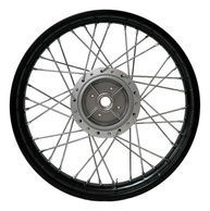 Roda Traseira Completa Raio 4mm YBR 125 / Factor Aro Preto - Pronta para Rodar! - imagem 3