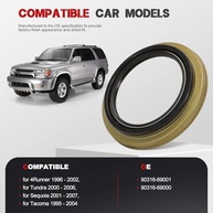 Kit 2 Vedações de Óleo Cubo Roda Dianteira 90316-69001 para Toyota 4Runner, Tundra, Tacoma, Sequoia - imagem 5