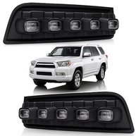 Kit Farol de Neblina LED Toyota 4Runner 2010-2013: DRL Branco e Seta Âmbar Integrada - imagem 1