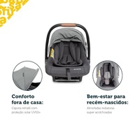 Bebê Conforto Safety 1st 4Safe Isofix Grey Frost: Segurança e Conforto para Seu Bebê - imagem 5