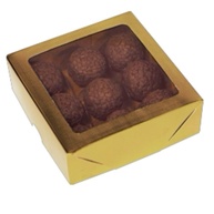 Caixa para Doces Dourada: Elegância em 4x12x12cm - imagem 2