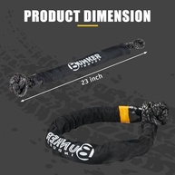 Manilhas de Recuperação Sintéticas BUNKER INDUST 2 Peças - 1/2" x 23" - 22.2kg Resistência - Off-Road 4x4 - imagem 5