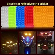 20 Adesivos Refletivos de Segurança: Visibilidade Noturna para Veículos e Bicicletas (Branco 4x4cm) - imagem 3