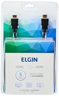 Cabo HDMI Elgin 5 Metros: Imagem 4K e Conexão Premium com Conectores Banhados a Ouro - imagem 3