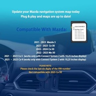 Atualização Mapa GPS Mazda CX-30, CX-5, CX-9, CX-50, MX-30 | Cartão SD Navegação TD2K66EZ1B Mais Recente - imagem 4