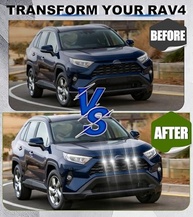 Luzes de Grade LED Brancas para Toyota RAV4 5ª Geração (2019-2025) - Estilo Raptor e Segurança - imagem 4