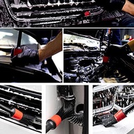 Kit 5 Escovas Detalhe Automotivo Balikha: Limpeza Profunda de Rodas e Interior - imagem 3