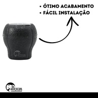Manopla Bola de Câmbio Corsa 1994-1999 5 Marchas - Resinado Preto Elegante - imagem 3