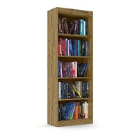 Organizador Livreiro Encanto Nature 5 Prateleiras - Design Moderno para Sala e Escritório - imagem 2