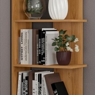 Potenza Estante Livreiro 5 Prateleiras Moderno - Organize com Estilo Casa e Escritório - imagem 5