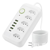Filtro de Linha 5 Tomadas USB-C Bivolt: Proteção Inteligente para Seus Eletrônicos - imagem 2