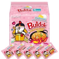 MACARRÃO INSTANTÂNEO LAMEN BULDAK SAMYANG - FRANGO CARBONARA 5X - PACK CONTENDO 5 PACOTES - imagem 1