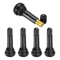 5 Hastes de Válvula TR413 Universal 5cm - Borracha e Alumínio para Carros, Motos e Mais - imagem 2