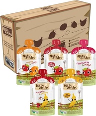 Natuzinho, Papinha Orgânica para Bebê, Kit com 5 Sabores (1 unidade de cada), Sem Açúcar, Aditivos ou Conservantes, Ideal para Introdução Alimentar, 99g cada - imagem 1