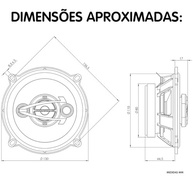 Alto Falante Quadriaxial Hurricane QR5 5" 160W RMS: Som Potente e Claro para Seu Carro - imagem 3