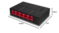 MERCUSYS MS105G - Switch Gigabit RJ45 de 5 portas, Ethernet LAN 10/100/1000 Mbps, Plug and Play, Switch de mesa, casa e escritório, pequeno, caixa de plástico - imagem 5