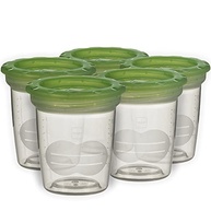 Pote MAM para Armazenar Leite Materno e Papinha com Tampa - Kit com 5 Unidades - imagem 2