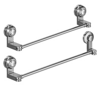 Toalheiro Extensível com Ventosa Giratório 180° - 50 a 100cm | Sem Furos na Parede - imagem 2