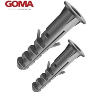 Kit 50 Buchas Plásticas com Aba Goma 8mm: Fixação Segura e Duradoura - imagem 3