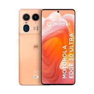 Motorola Edge 50 Ultra 5G: 512GB, 24GB RAM, Câmera 50MP AI, IP68 - Peach Fuzz Couro Vegano - imagem 1