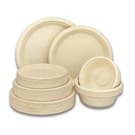 Conjunto de 50 Unidades de Utensílios Descartáveis Compostáveis em Papel Ecológico de Polpa de Cana-de-Açúcar – Ideal para Festas, Churrascos e Piqueniques - imagem 5