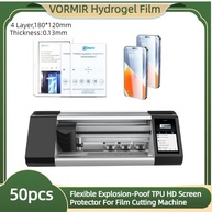50 Películas Hidrogel TPU HD para Máquina de Corte - imagem 1